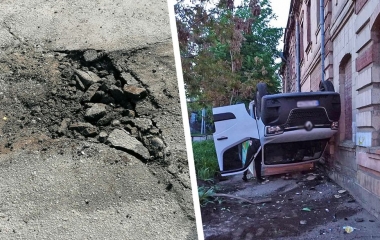 У Кропивницькому перекинулась вантажівка