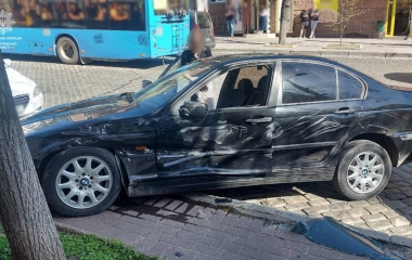 У середмісті Кропивницького водійка BMW скоїла ДТП