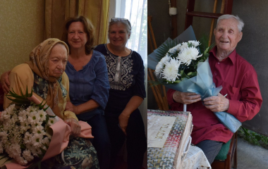 У Кропивницькому привітали двох довгожителів