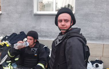 У Кропивницькому підрозділ одного з управлінь ДСНС зазнав пошкоджень