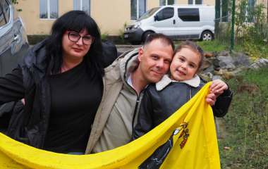 У громаді на Кіровоградщині зустріли звільненого з полону воїна