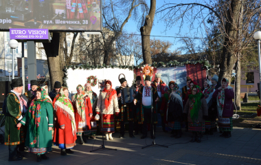 У середмісті Кропивницького лунали Різдвяні колядки