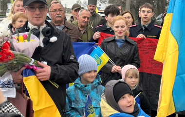 До Кропивницького повернувся звільнений з російської неволі захисник - Євгеній Коденець