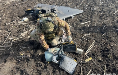 На Кіровоградщині поліцейські вибухотехніки знищили бойову частину ворожого безпілотника