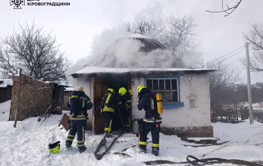 Дві пожежі довелося гасити на Кіровоградщині