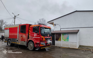 У громаді на Кіровоградщині загорілися кафе та магазин