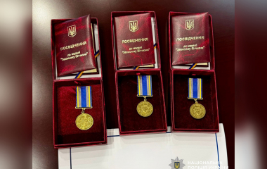 Бійці стрілецького батальйону поліції Кіровоградщини отримали державні відзнаки