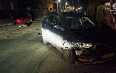 На водія, який протаранив автівку та паркан у Кропивницькому, склали два адмінматеріали