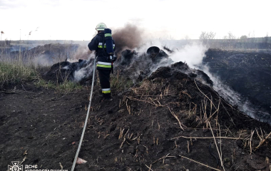 За минулу добу підрозділи ДСНС Кіровоградщини ліквідували дев’ять пожеж різного характеру