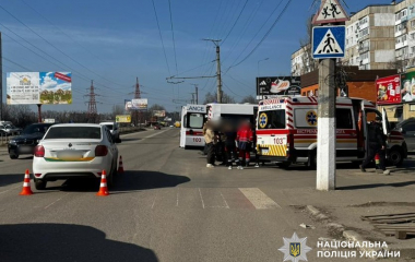 У Кропивницькому на пішохідному переході збили дитину
