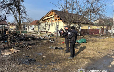 Правоохоронці документують наслідки ворожої атаки на Кіровоградщині