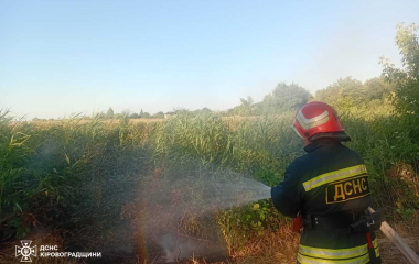 На Кіровоградщині загасили шість пожеж